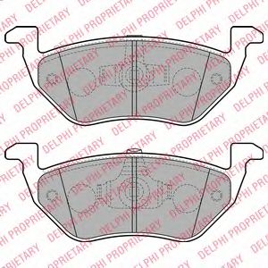 К-Т КОЛОДОК ТОРМ. RE  FO MAV, MAZDA TRIB LP2158