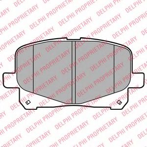 К-Т ТОРМ. КОЛОДОК  TO PREVIA LP2129