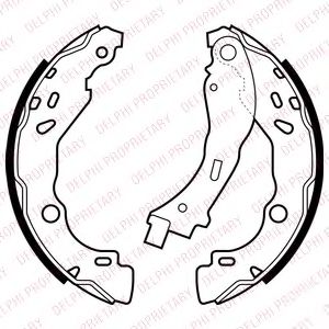 КОЛОДКИ ТОРМ.БАР.NISSAN MICRA 10- LS2066