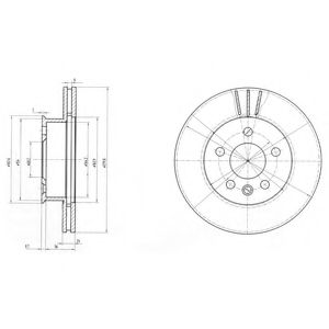   VW TRANSPORTER IV 1.9-2.8 90-03  D=280. BG2717