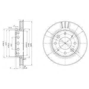 ДИСК ТОРМОЗНОЙ BG3335