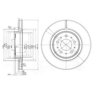 BG3418 ТОРМОЗНОЙ ДИСК BG3418
