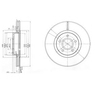   FORD FOCUS II/III 04-/VOLVO S40/V50 04- .D=300. BG3895
