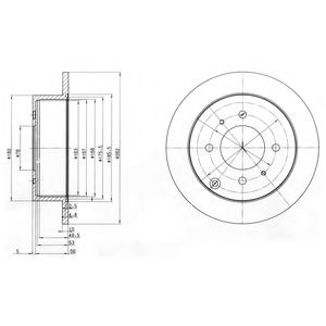   HY MATRIX 01-/SONATA 98-/KIA MAGENTIS 01-  D=262. BG4010