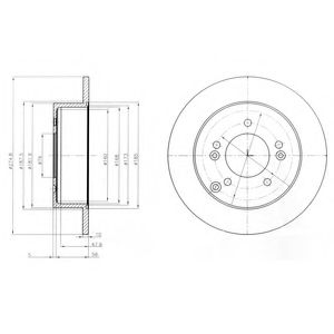 ТОРМОЗНОЙ ДИСК BG4260