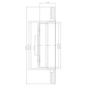 ДИСК ТОРМОЗНОЙ BG2436