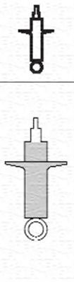АМОРТИЗАТОР ЗАДНИЙ ГАЗОВЫЙ ДЛЯ VW GOLF II 8/83->/CORRADO 2.9 08/91-12/95, SEAT TOLEDO 05/91-03/99 351416070000
