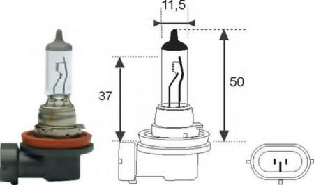  H11 12V [STANDART] 002549100000