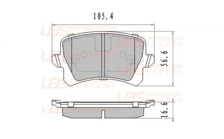 КОЛОДКИ ТОРМОЗНЫЕ ДИСКОВЫЕ | ЗАД | B1102002