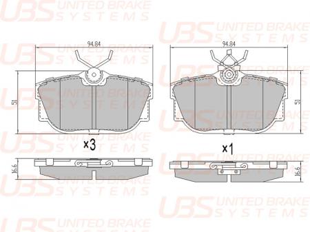 КОЛОДКИ ТОРМОЗНЫЕ ДИСКОВЫЕ | ПЕРЕД | СМАЗКА 5ГР B1102013