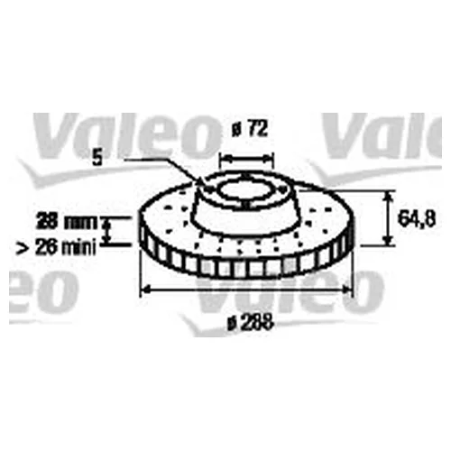 ДИСК ТОРМОЗНОЙ 1 ШТ. 197252