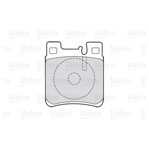 КОЛОДКИ ТОРМОЗНЫЕ ЗАДНИЕ MERCE W124 301617