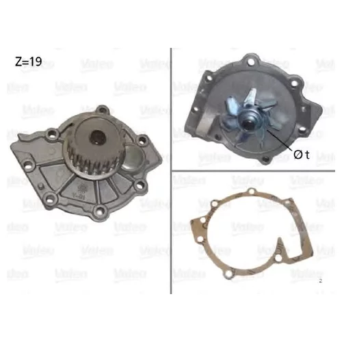 ВОДЯНОЙ НАСОС СИСТЕМЫ ОХЛАЖДЕНИЯ ДВИГАТЕЛЯ 506854
