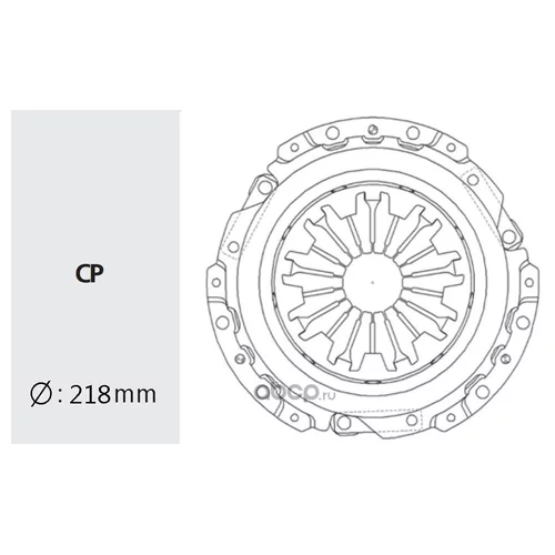 КОРЗИНА СЦЕПЛЕНИЯ DAEWOO: ESPERO 1.5/1.6 90- DWC-20
