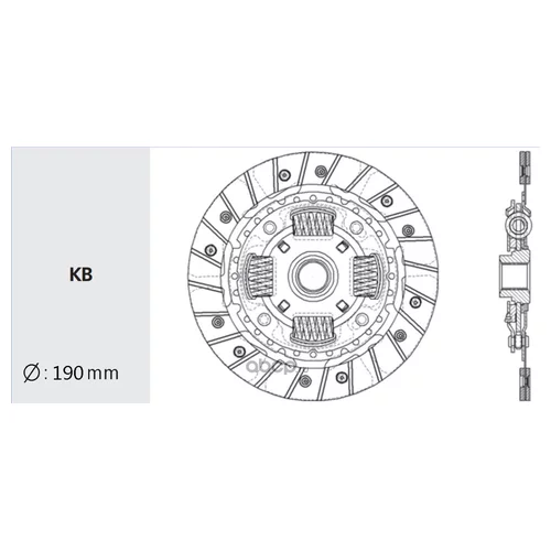 ДИСК СЦЕПЛЕНИЯ NISSAN: SUNNY, ALMERA 1.3-1.6 87- NS-29