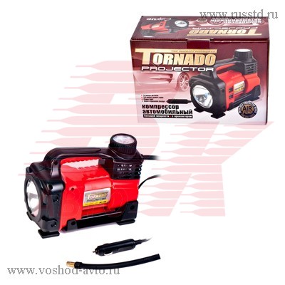 КОМПРЕССОР С ФОНАРЕМ 10АТМ 35Л/МИН 180ВТ 12А 12В TORNADO AC590 PROJECTOR AC590 PROJECTOR