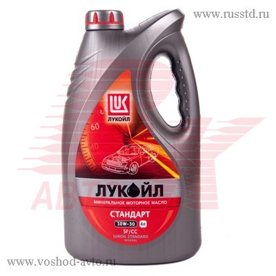 МАСЛО ЛУКОЙЛ МОТОРНОЕ 10W30 СТАНДАРТ 4 Л. (МИНЕРАЛЬНОЕ) 19431