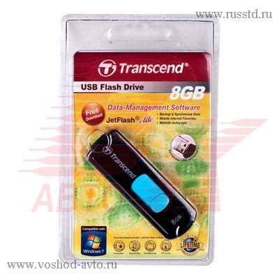  TRANSCEND, 8GB USB 2.0 JETFLASH 500 TS8GJF500