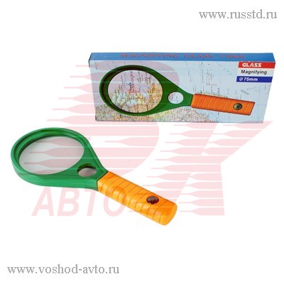 ЛУПА С РУЧКОЙ 3 И 6-КРАТНАЯ D=75ММ И 25ММ BOLK BK88008 BK88008