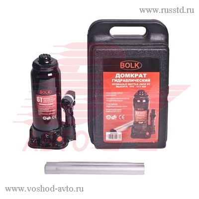 ДОМКРАТ БУТЫЛОЧНЫЙ 6Т 216-413ММ КЕЙС BOLK BK51005S BK51005S