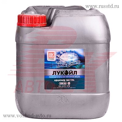 МАСЛО ЛУКОЙЛ МОТОРНОЕ 10W40 АВАНГАРД ЭКСТРА (ДИЗЕЛЬ) (CH-4 / CG-4 / SJ) БИД. 18 Л.(ПОЛУСИНТЕТИКА) 187783