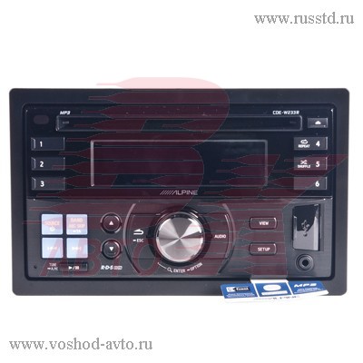  CD,MP3 ALPINE CDE-W233R, 450, 2DIN CDE-W233R