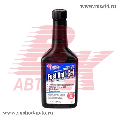 АНТИГЕЛЬ ДЛЯ ДИЗЕЛЬНОГО ТОПЛИВА 180Л 354МЛ GUNK М6912 М6912