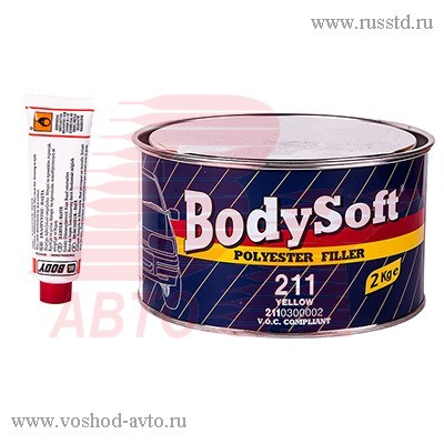 ШПАТЛЕВКА BODY 211 SOFT (2КГ) 2110300002