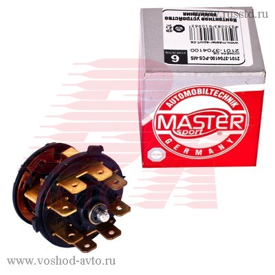 КОНТАКТНАЯ ГРУППА ЗАМКА ЗАЖ. ВАЗ 2101 8КЛ. MASTER-SPORT 2105-3704100
