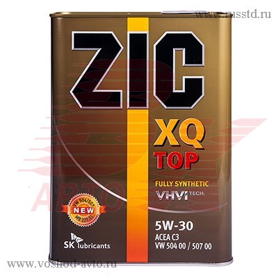 МАСЛО ZIC XQ TOP 5W30 МОТ. СИН. (4Л) 167145