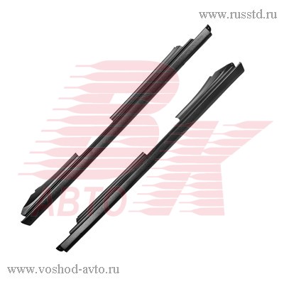 ПОРОГИ -2110 НАРУЖ.ЗАВОД. ЧЕРНЫЕ (КОМПЛЕКТ 2ШТ) 2110-8415122/23