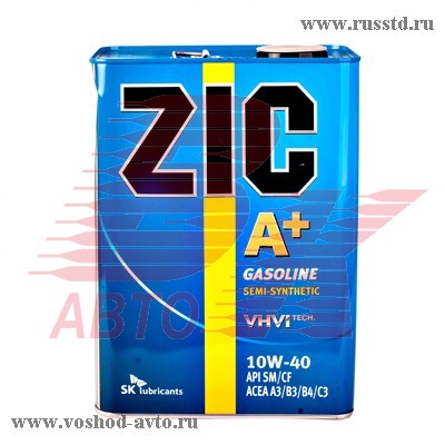  ZIC A PLUS 10W40 SM / CF   /  (4) 163393 163393