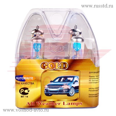  H4 60 / 55W AUTOBRITE GOLD (2) ABH412V60GOLD