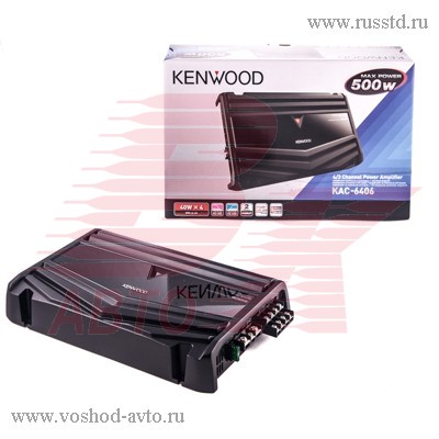 УСИЛИТЕЛЬ KENWOOD KAC-6406, 4-Х КАНАЛЬНЫЙ KAC-6406