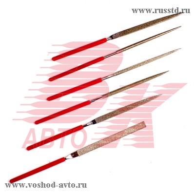 НАБОР НАДФИЛЕЙ АЛМАЗНЫХ 140Х70Х3ММ 6ПР MATRIX 15834 15834