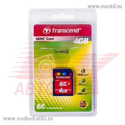   TRANSCEND, SECURE DIGITAL 4GB, SDHC, CLASS 6(4) TS4GSDHC4