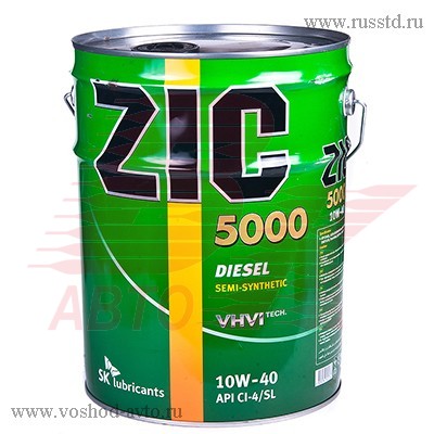   . . ZIC 5000 10W40 CI-4 (20)  228.3, VOLVOVDS-3| MACKEO-M, EO-MPLUS 193 193128