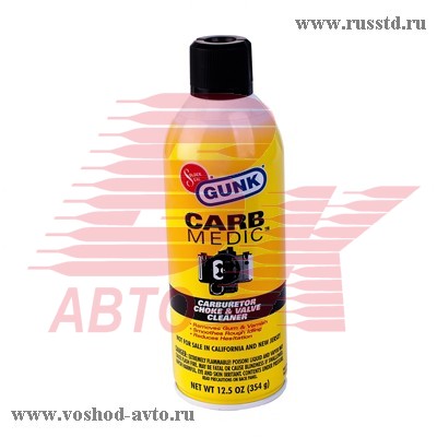 ОЧИСТИТЕЛЬ КАРБЮРАТОРА АЭРОЗОЛЬ 354МЛ GUNK M4814H М4814H