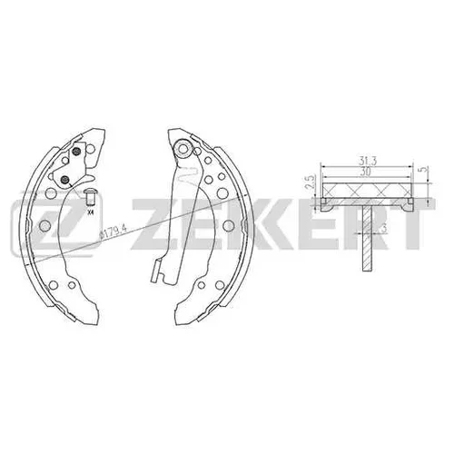  . .  SEAT CORDOBA I 93- IBIZA II III 93- VW GOLF I II 74- PASSAT II III 80 bk4471