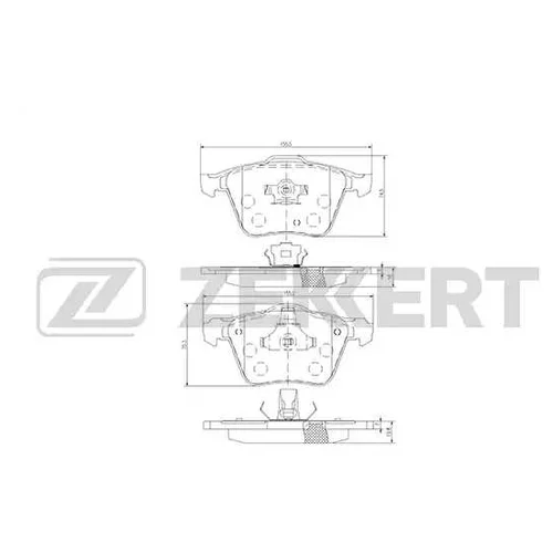 КОЛОДКИ ТОРМ.ДИСК. bs1022