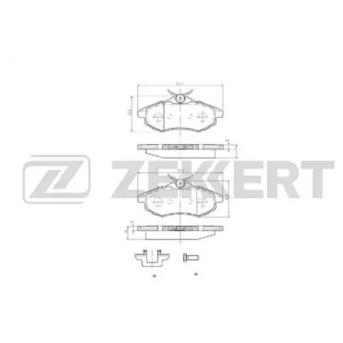  . .  CITROEN C2 02- C3 I II 02- bs1235