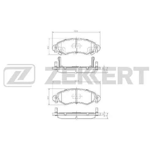 КОЛОДКИ ТОРМОЗНЫЕ ДИСКОВЫЕ ПЕРЕД. OPEL AGILA A 00- SUZUKI WAGON R III 03- WAGON R+ II 03- bs1239