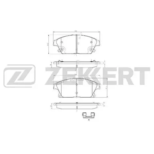  .. CHEVROLET CRUZE (J300) 09-/ OPEL ASTRA J 09- MOKKA 12- FR bs1286