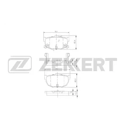 КОЛОДКИ ТОРМ.ДИСК. HY ELANTRA (XD) 00- LANTRA I II / KIA CERATO I (LD) 04- RE bs1766