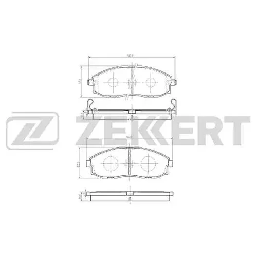 КОЛОДКИ ТОРМ.ДИСК. HY STAREX / H1 97- LIBERO 03- FR bs1785